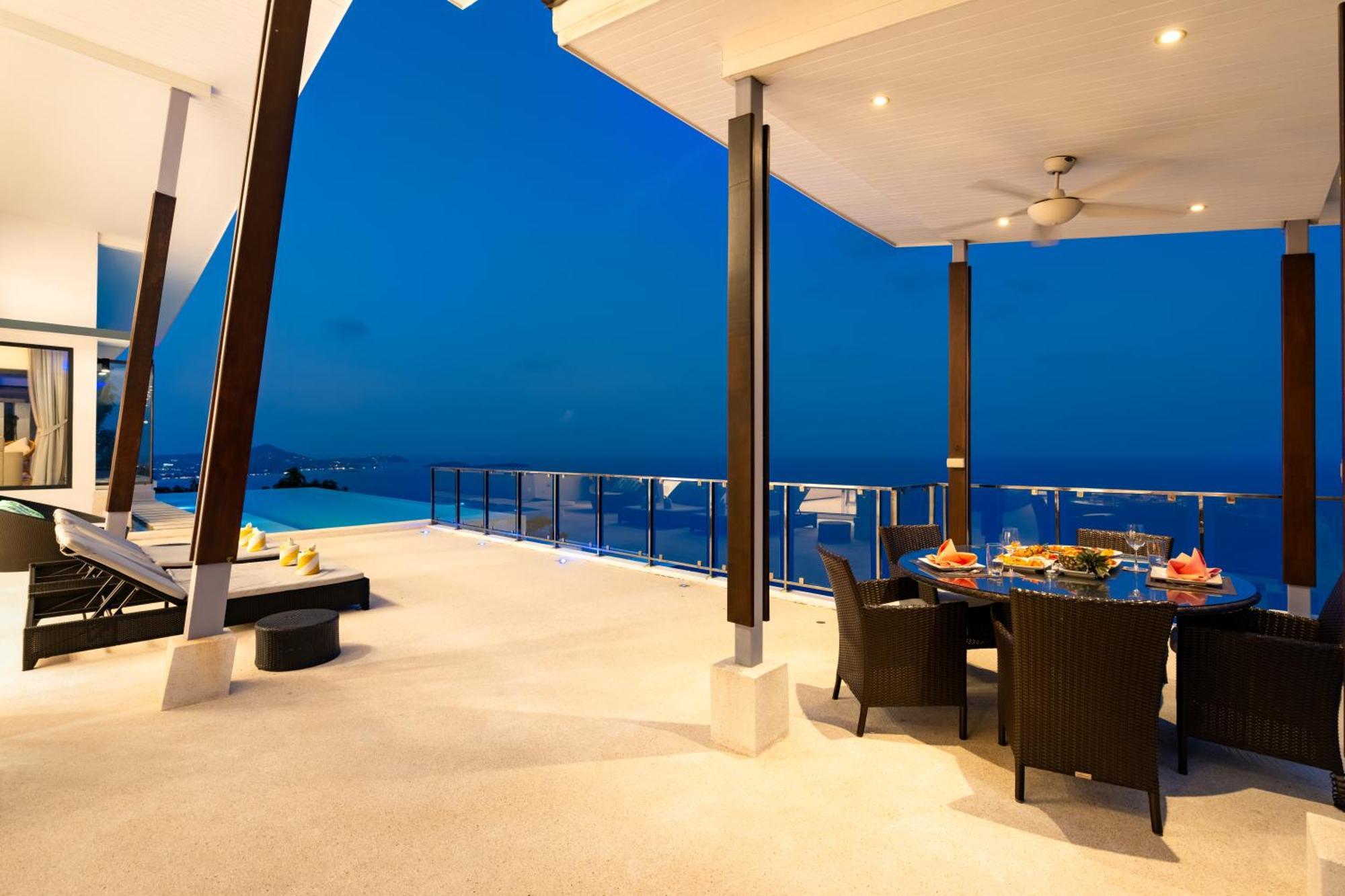Karpe Diem Villa - Twin Infinity Pools Chaweng Beach Exteriör bild