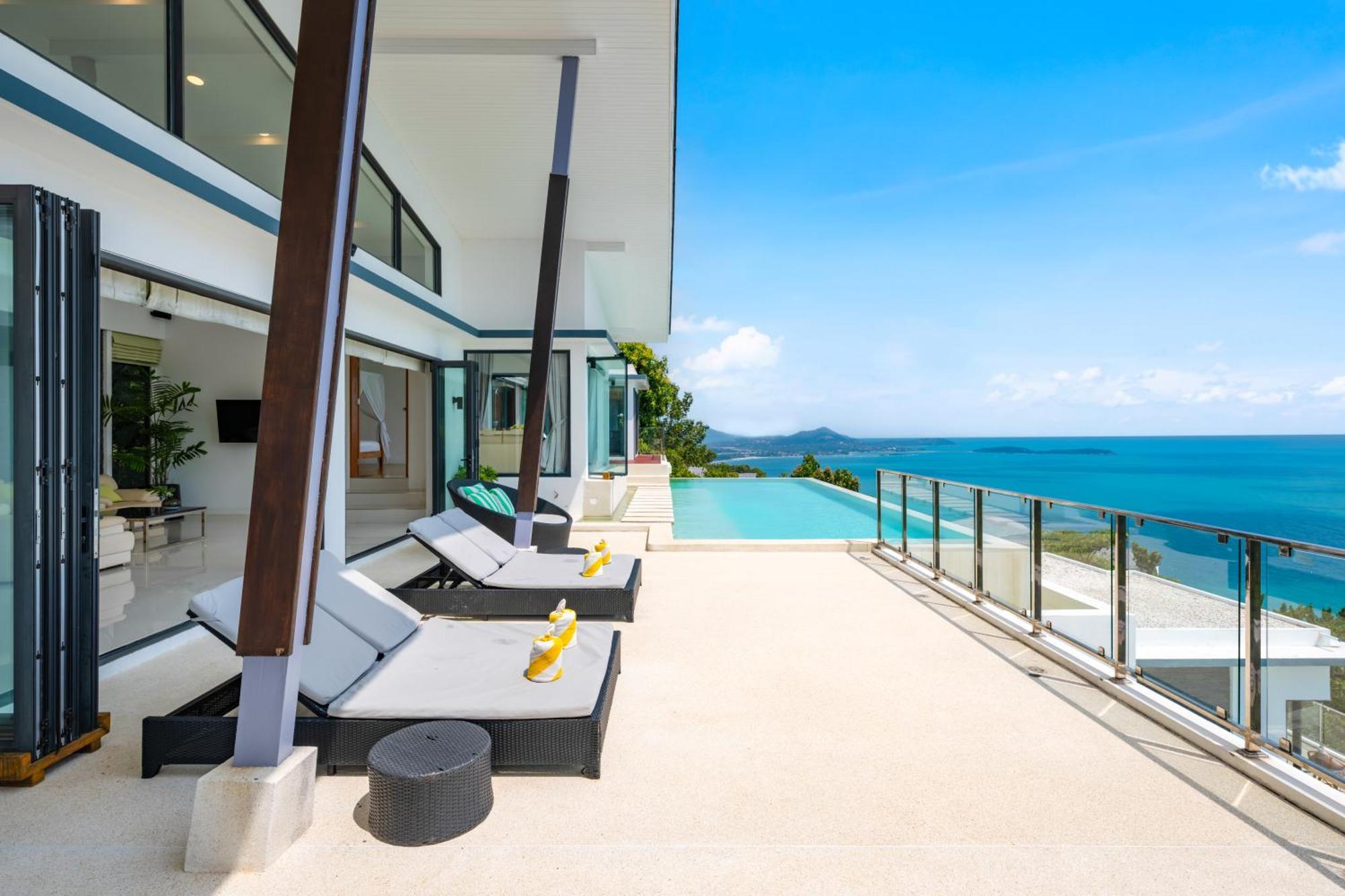 Karpe Diem Villa - Twin Infinity Pools Chaweng Beach Exteriör bild