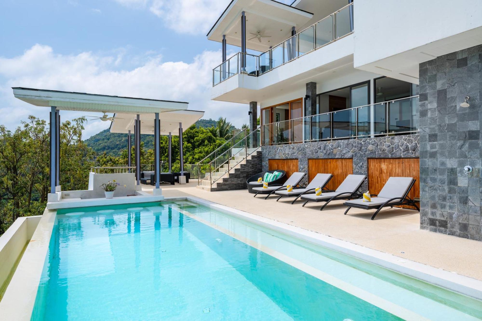 Karpe Diem Villa - Twin Infinity Pools Chaweng Beach Exteriör bild