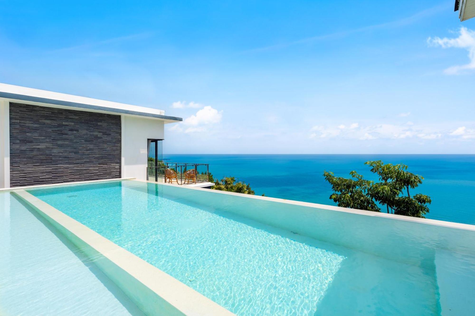 Karpe Diem Villa - Twin Infinity Pools Chaweng Beach Exteriör bild