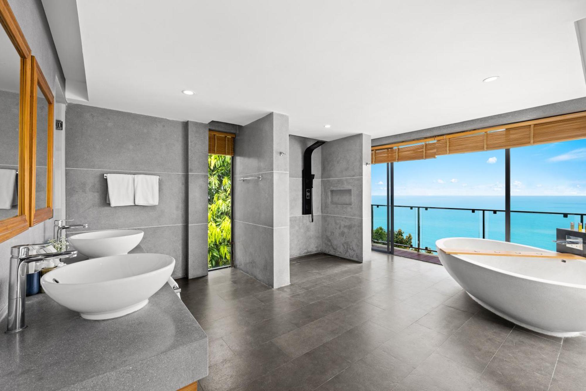 Karpe Diem Villa - Twin Infinity Pools Chaweng Beach Exteriör bild