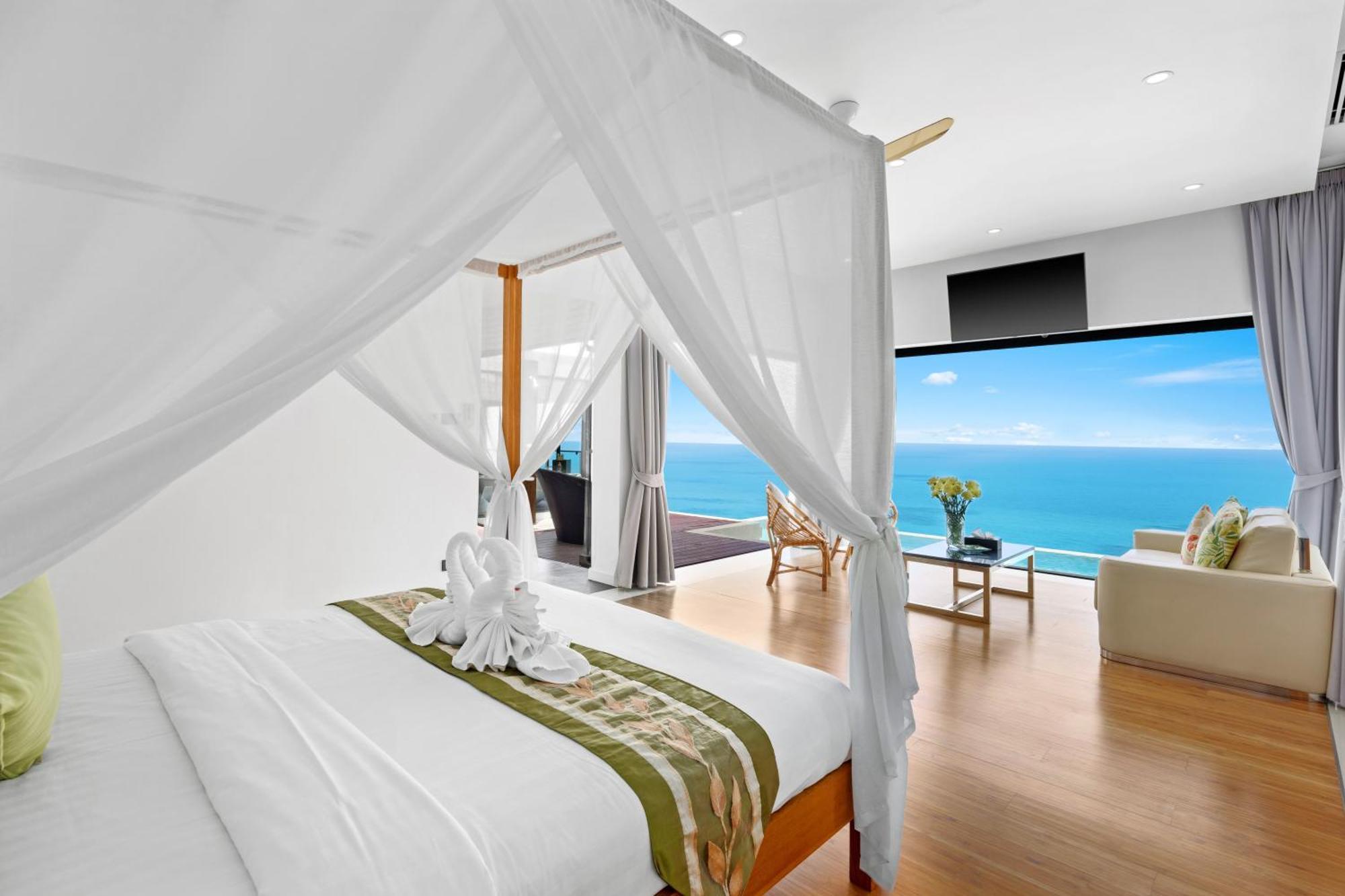 Karpe Diem Villa - Twin Infinity Pools Chaweng Beach Exteriör bild