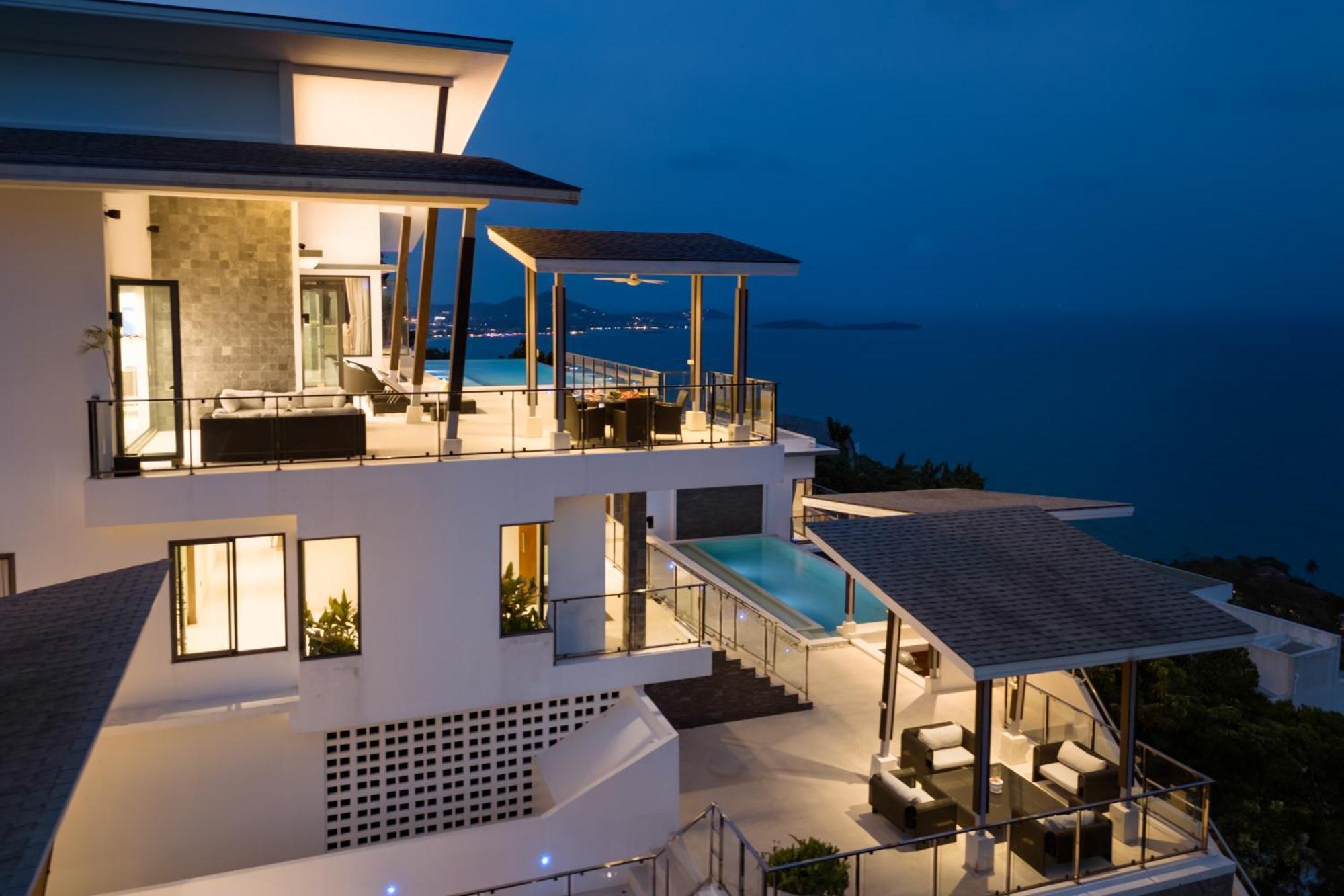Karpe Diem Villa - Twin Infinity Pools Chaweng Beach Exteriör bild