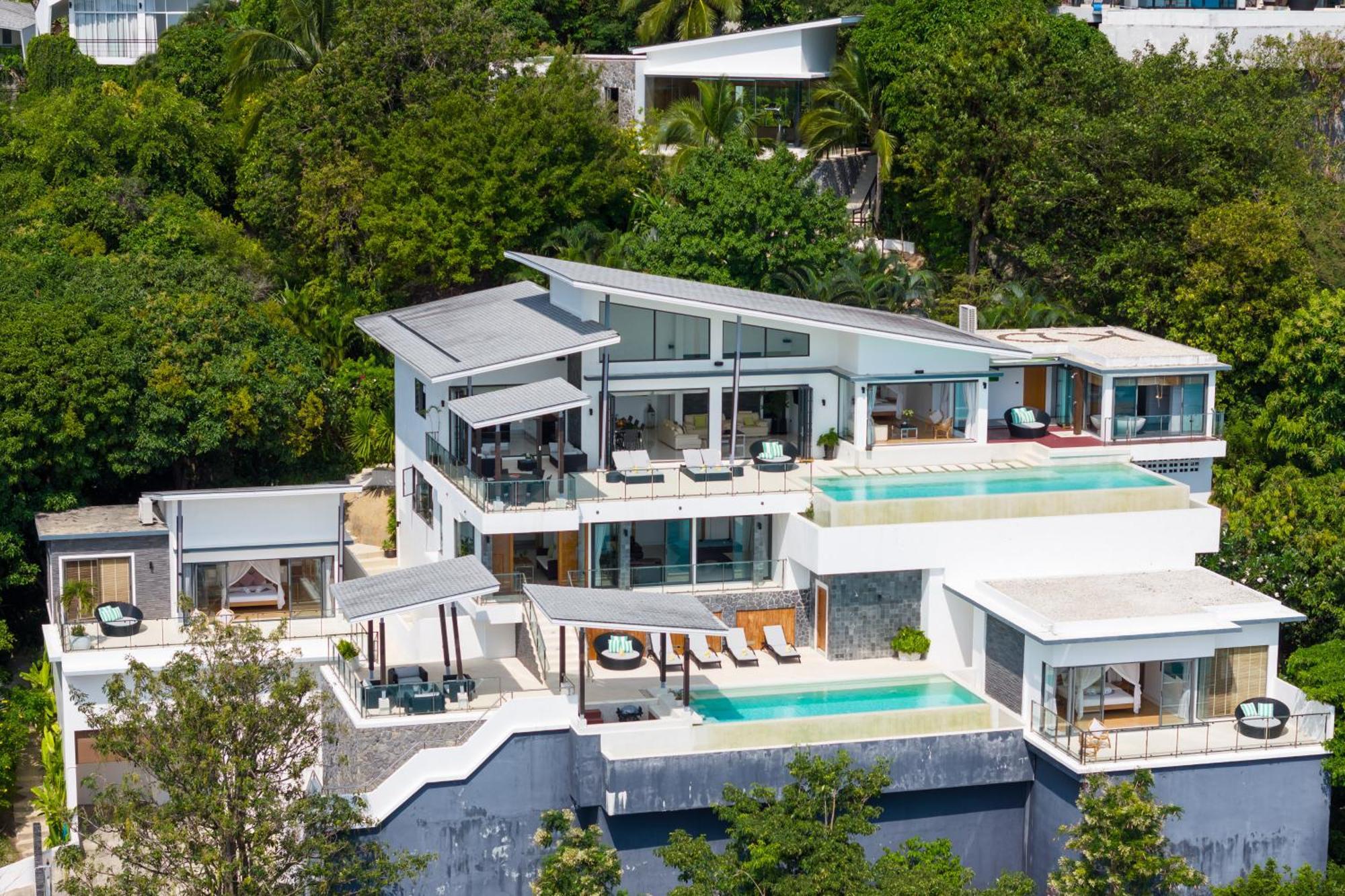 Karpe Diem Villa - Twin Infinity Pools Chaweng Beach Exteriör bild