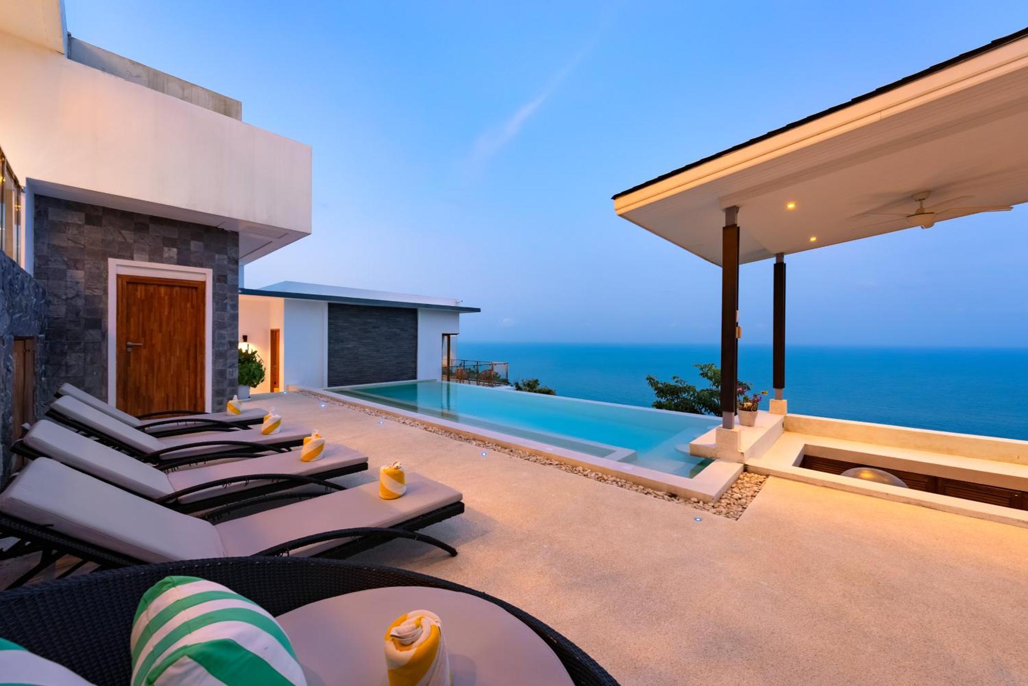 Karpe Diem Villa - Twin Infinity Pools Chaweng Beach Exteriör bild